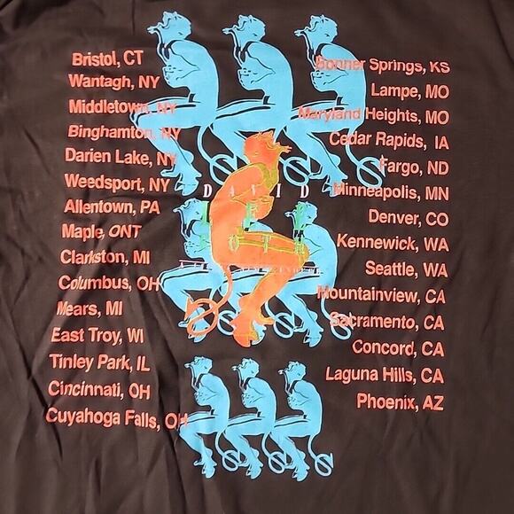 Vintage 1991 David Lee Roth Tour T-shirt Size L - Picture 5 of 6